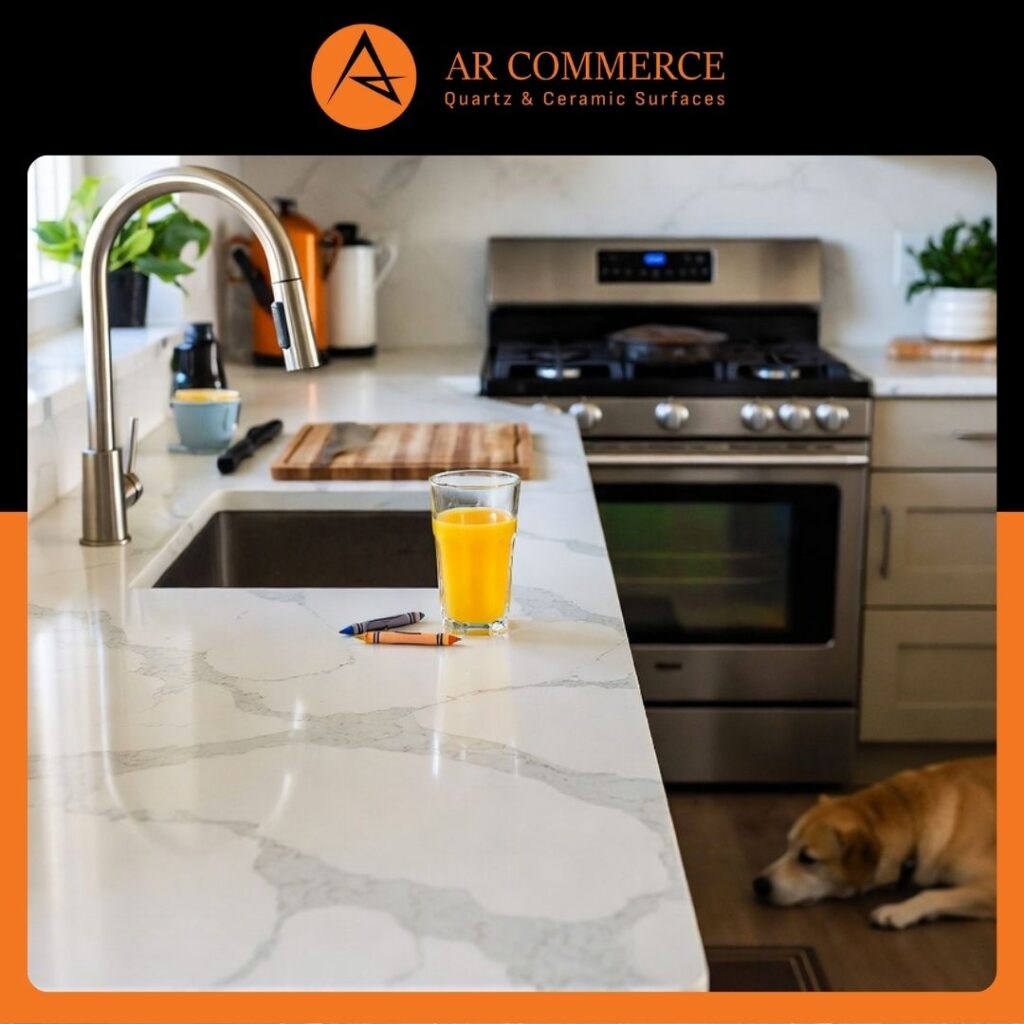 Подходящ ли е техническият камък за семейства с деца и домашни любимци?